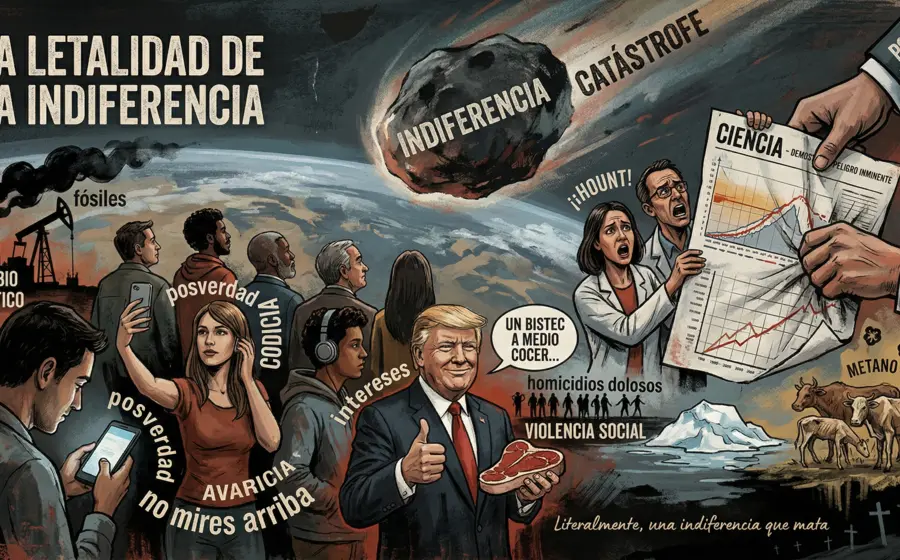 La realidad es que el planeta está muy cerca de una catástrofe.