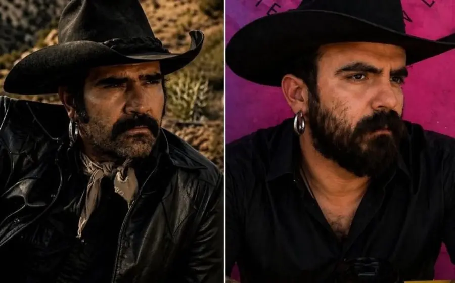 Vicente Fernández III recreó un look icónico de su abuelo.