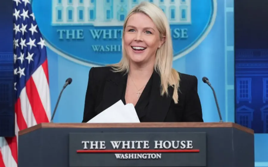 Karoline Leavitt, vocera de la Casa Blanca.