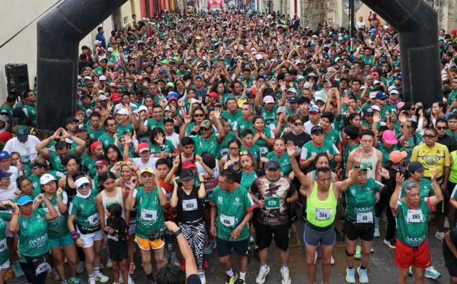 La salida y meta fue junto al Palacio Municipal