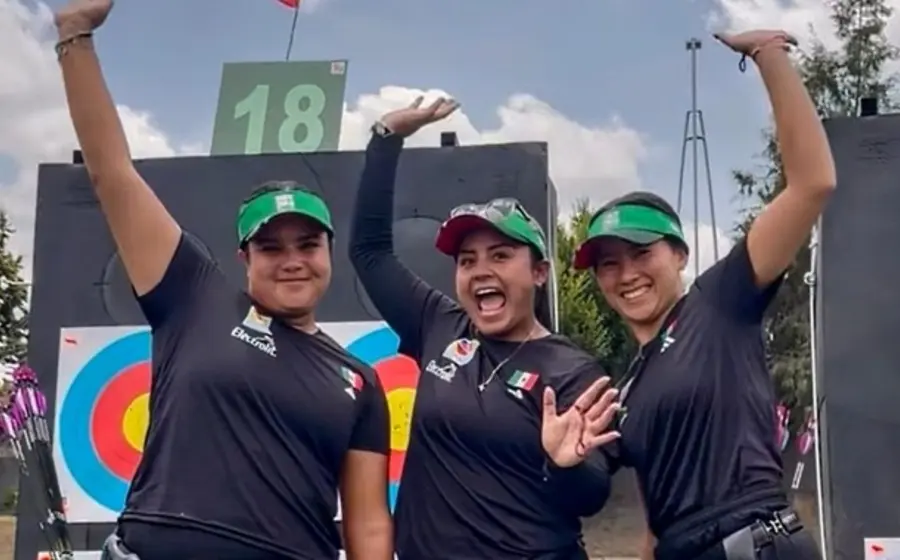 Equipo femenil de arco compuesto consiguió la medalla de bronce para México