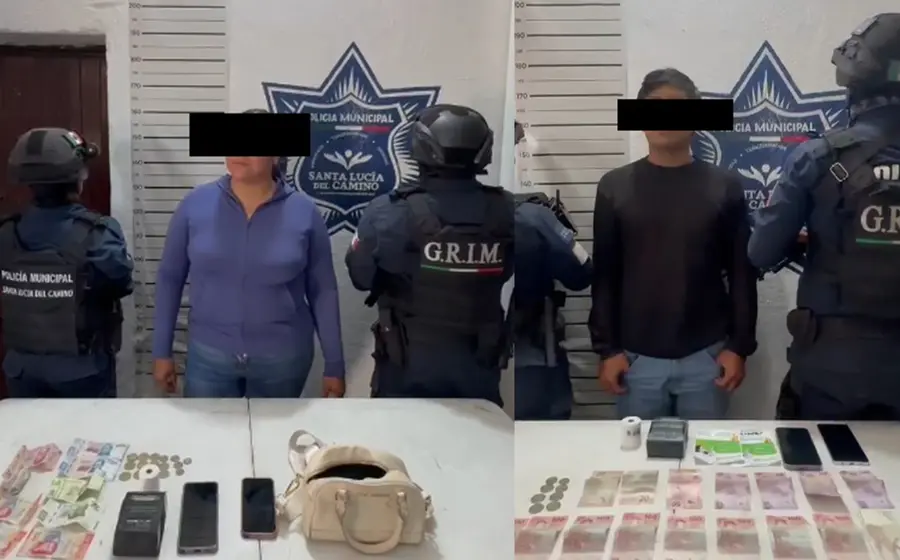 La pareja quedó a disposición de la autoridad ministerial.