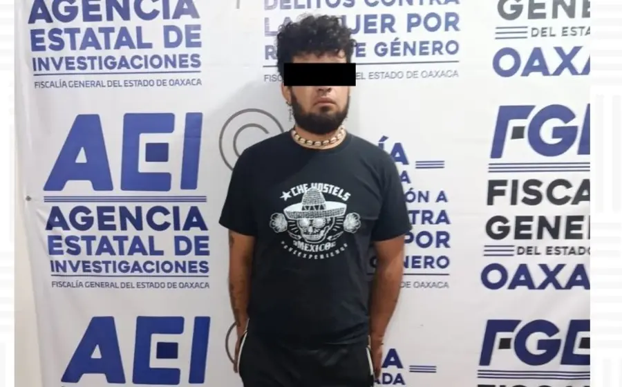 En la colonia Las Brisas, de Zicatela, Puerto Escondido, fue detenido N.C.R.