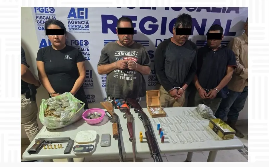El Gabinete de Seguridad efectuó la detención de los tres presuntos narcomenudistas.
