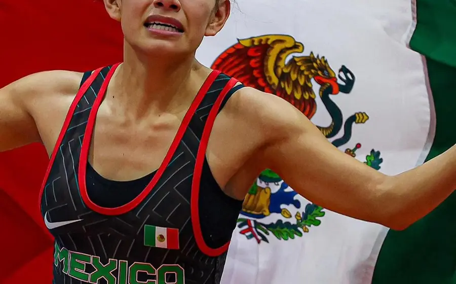 Karen Ríos festejó con profundo sentimiento el oro panamericano.