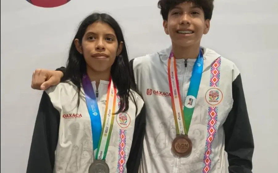 Los dos primeros medallistas de Oaxaca en la ON 2026