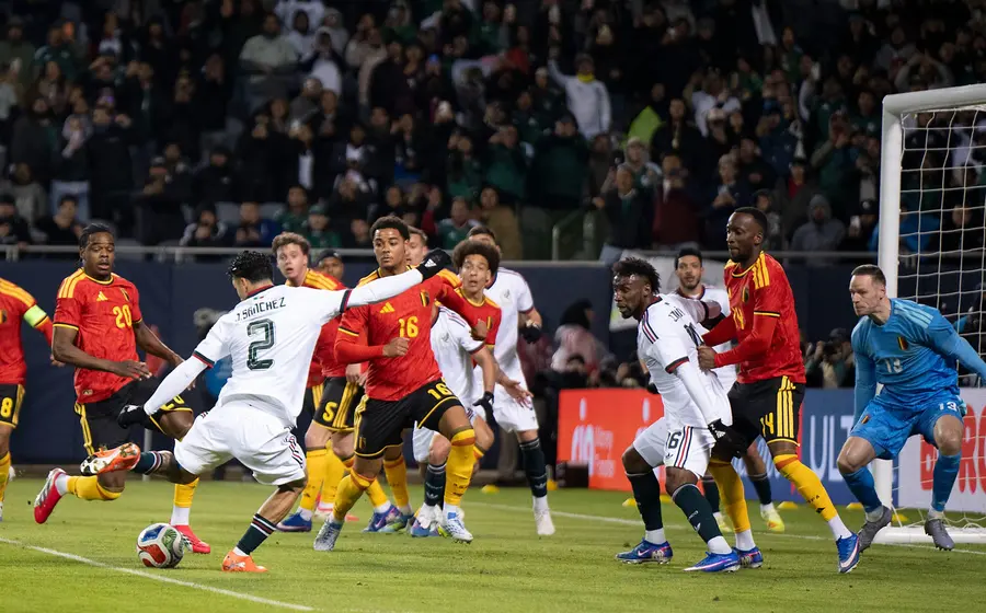 México y Bélgica empataron a un gol, en partido amistoso