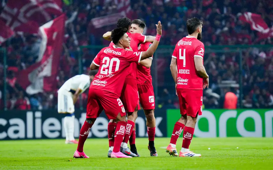  Toluca lidera la tabla de posiciones de la temporada 2025/2026