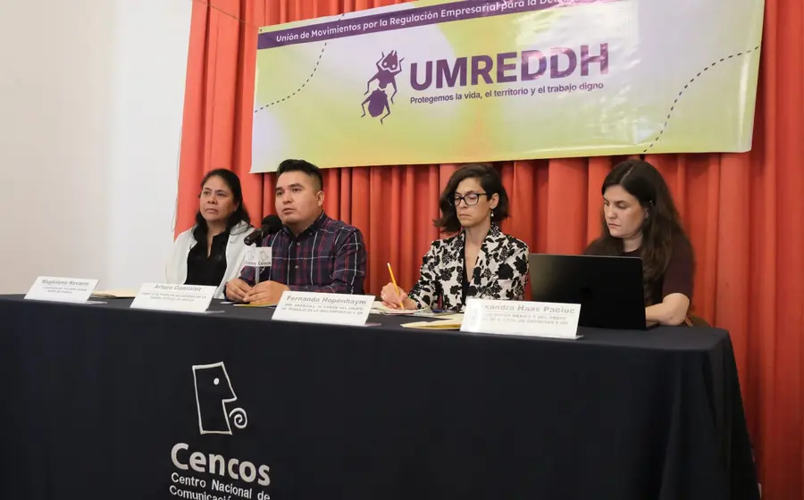 Representantes de 150 comunidades de 15 estados alzan la voz para exigir una regulación que frene los daños de las empresas en México.