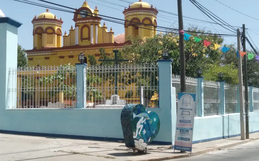 Imagen promocional de la fiesta titular de San Blas Atempa, anunciando las celebraciones que se realizarán del 13 al 22 de febrero.