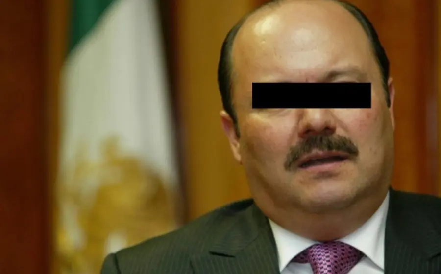 El exgobernador César Duarte, acusado de uso de recursos de procedencia ilícita, en una fotografía relacionada a su proceso para frenar la extradición.