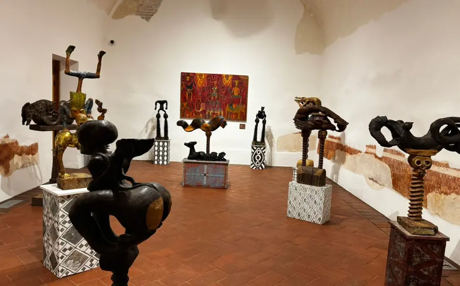 Una pieza de la exposición 'Xu Ro’ / Terremoto' del artista Víctor Cha’ca, que será inaugurada en el Centro Cultural San Pablo.