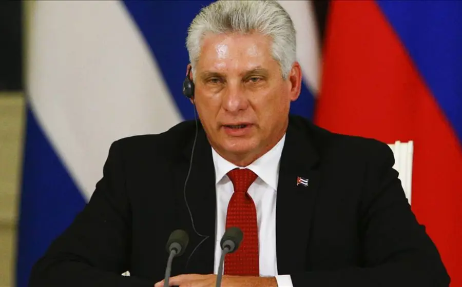 El presidente de Cuba, Miguel Díaz-Canel, en una fotografía de archivo usada para ilustrar el decreto de duelo nacional por militares fallecidos en Venezuela.