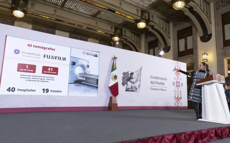 Un moderno equipo médico de alta tecnología, ejemplo de la inversión de 11 mil 257 millones de pesos para modernizar hospitales en México.