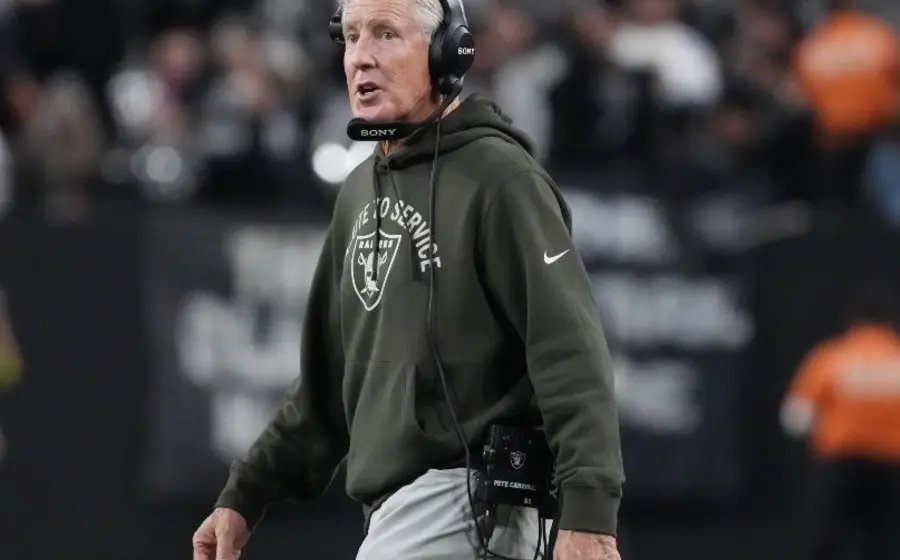 El entrenador Pete Carroll en una fotografía de archivo, quien fue despedido de los Raiders como parte de los cambios de fin de temporada en la NFL.