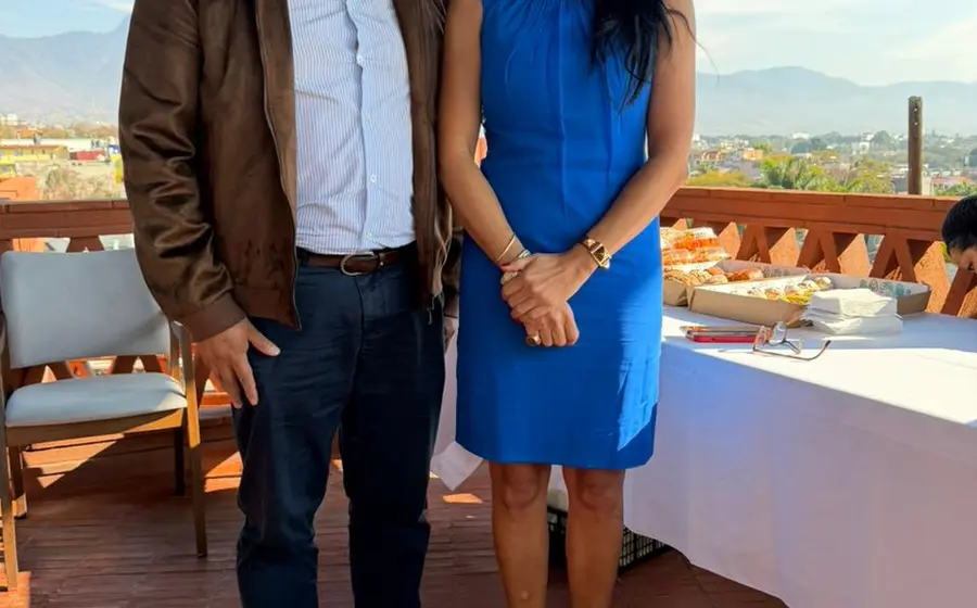 La cónsul de Francia, Roamhy Heras, durante su visita a Oaxaca para fortalecer los lazos de diplomacia cultural entre ambas regiones.