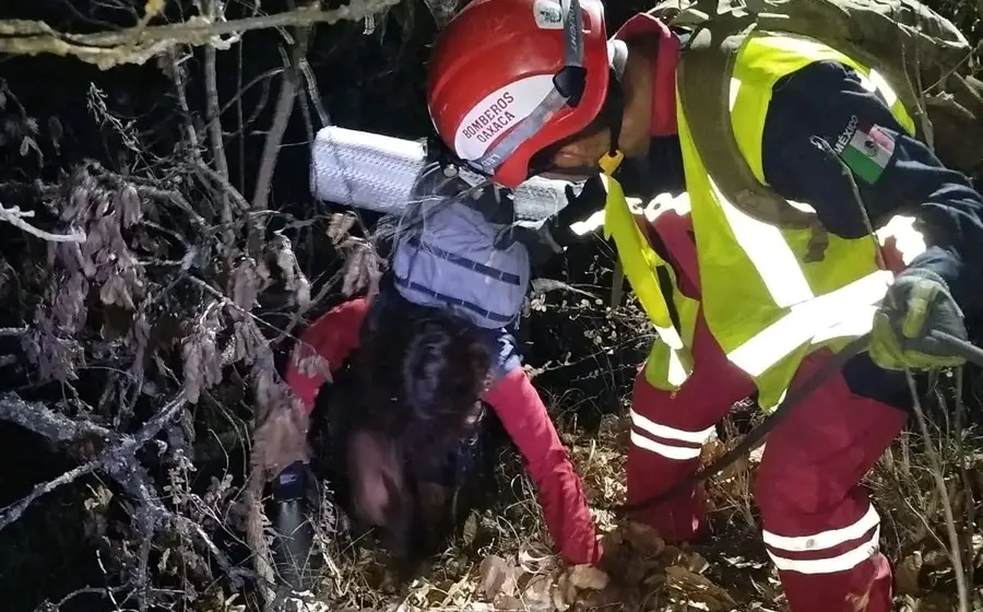 Desaparece joven francés y lo hallan en barranco en Teotitlán.