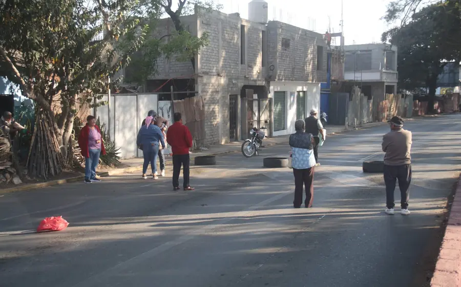 Desde muy temprano cerraron la avenida.