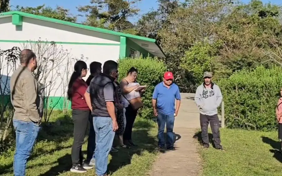 Recorrieron las instalaciones. 
