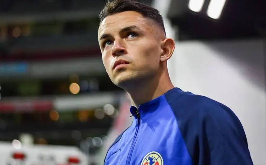 El futbolista Álvaro Fidalgo, quien deja de ser jugador del Club América para convertirse en el nuevo fichaje del Real Betis.