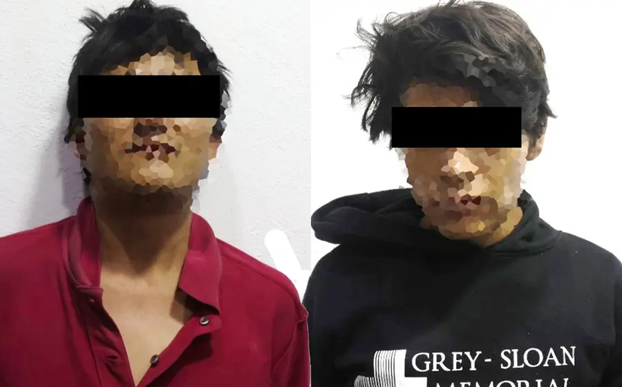 Los presuntos asaltantes que usaban la llave china para robar son presentados tras su detención y puesta a disposición del Ministerio Público.