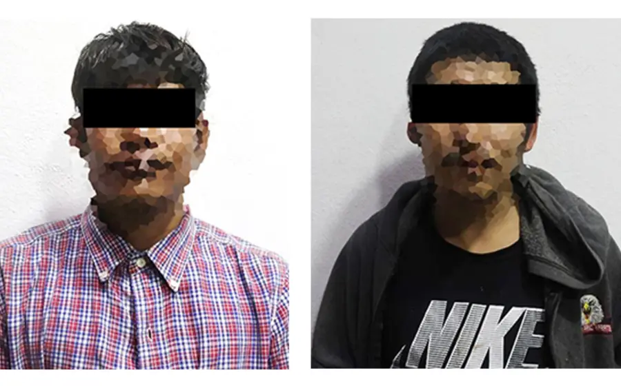 Dos presuntos ladrones son detenidos después de ser identificados por el C2 Abasto y puestos a disposición del Ministerio Público.