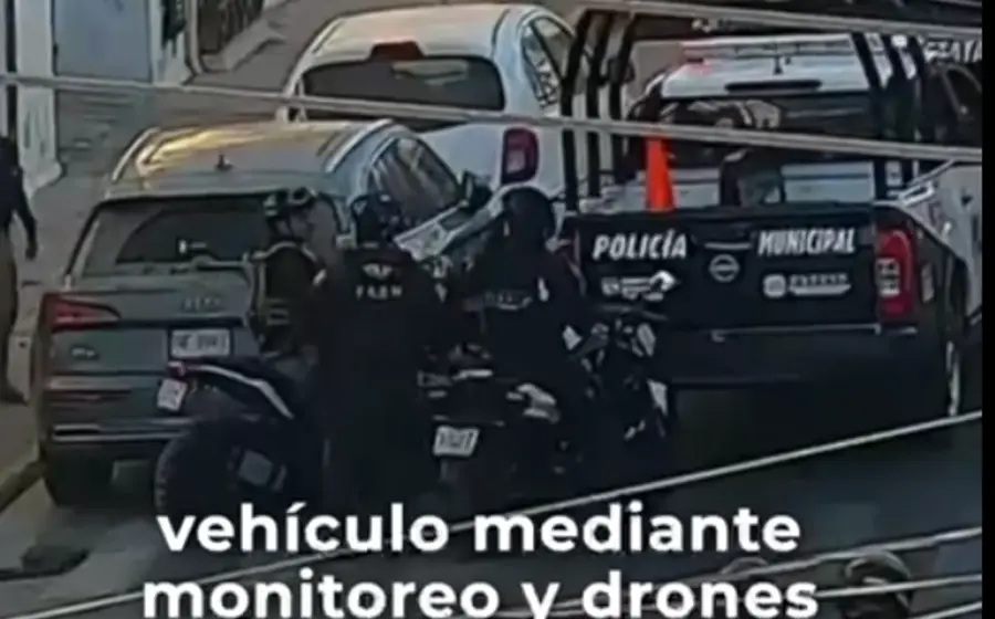 El C5i coordinó un operativo de vigilancia con drones para recuperar un vehículo robado, resultando en la detención de cuatro personas implicadas.