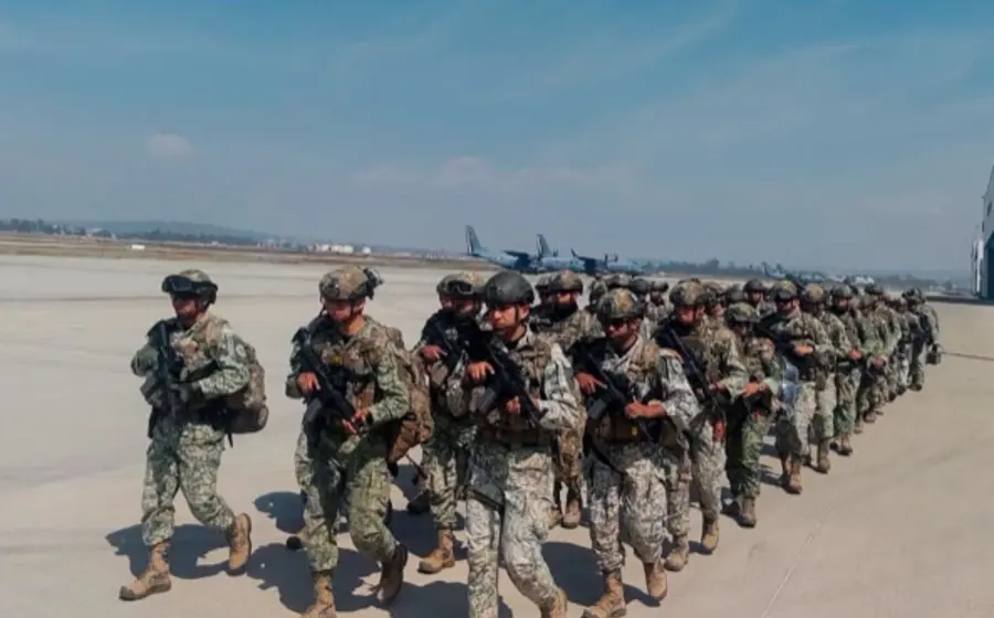 Un total de mil 190 elementos militares desplegados en La Concordia, Sinaloa, para reforzar las labores de búsqueda de los mineros desaparecidos.