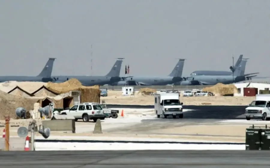 Un sistema de misiles Patriot del ejército de Estados Unidos desplegado en Qatar en medio de las crecientes tensiones geopolíticas en la región.
