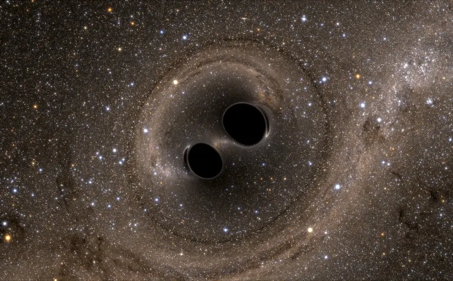 Una representación conceptual sobre la finitud humana, ilustrando los límites del espacio y el tiempo que enmarcan la existencia del ser humano.