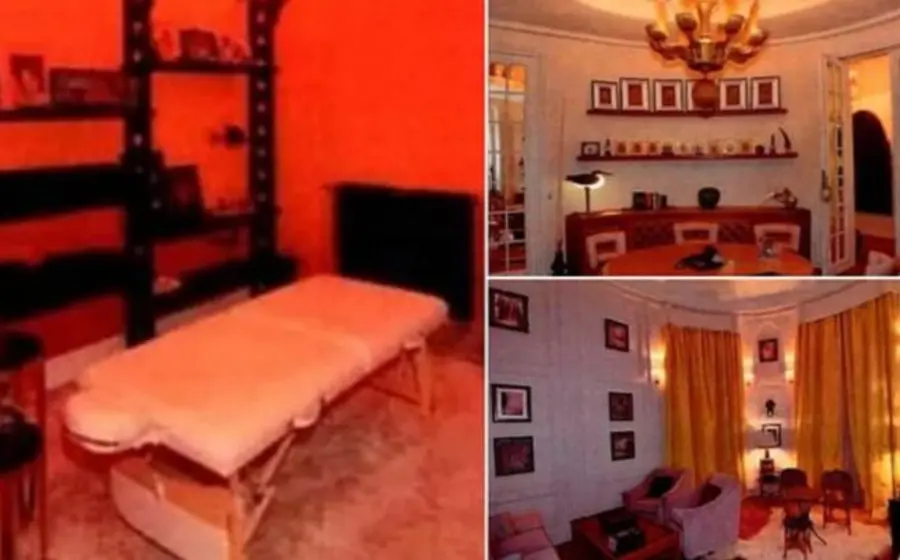 Una vista del interior del lujoso y macabro apartamento parisino de Jeffrey Epstein, revelado públicamente por primera vez tras la investigación.