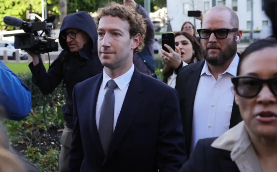 Mark Zuckerberg, CEO de Meta, durante su testimonio donde fue interrogado sobre la adicción de menores a las redes sociales y los filtros.