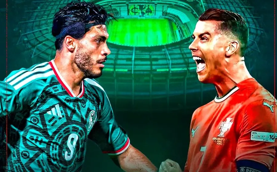 Las selecciones de fútbol de México y Portugal en la cancha, previo a su partido que se confirma y sigue en pie sin cambios.