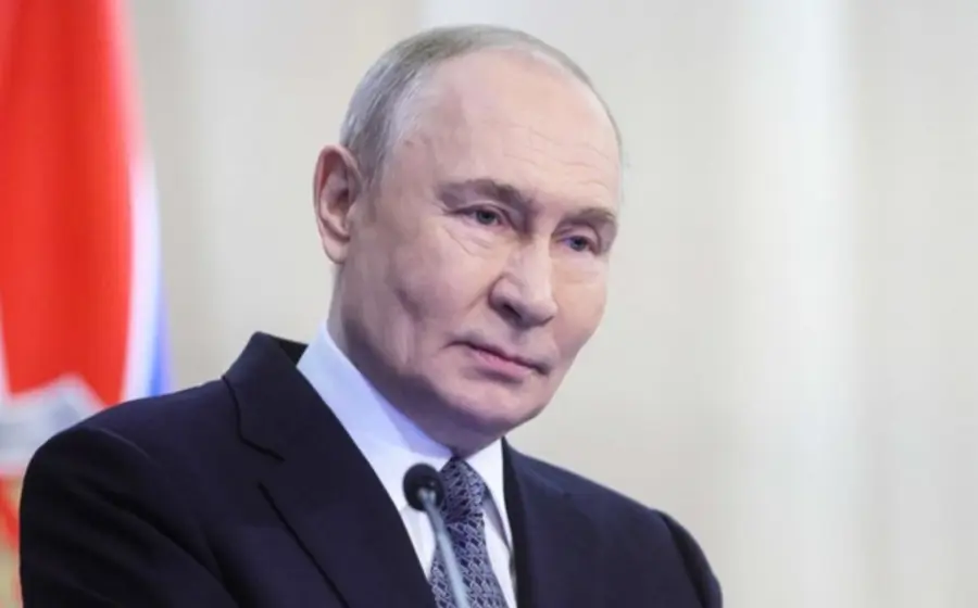 El presidente ruso, Vladimir Putin, en una declaración donde acusa a Ucrania de terrorismo y se advierte sobre un posible uso de armas nucleares.