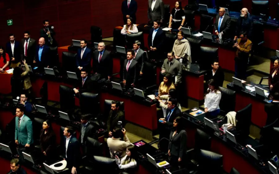 El Senado de la República autoriza un receso para las sesiones en San Lázaro, el cual estará vigente hasta el próximo 10 de febrero.