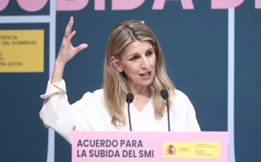 La política española Yolanda Díaz, quien abandonó la carrera electoral, generando un vacío de liderazgo en la izquierda confederal del país.