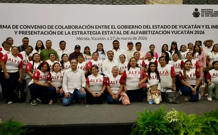 INEA impulsa meta histórica: reducir analfabetismo y transformar vidas en Yucatán.