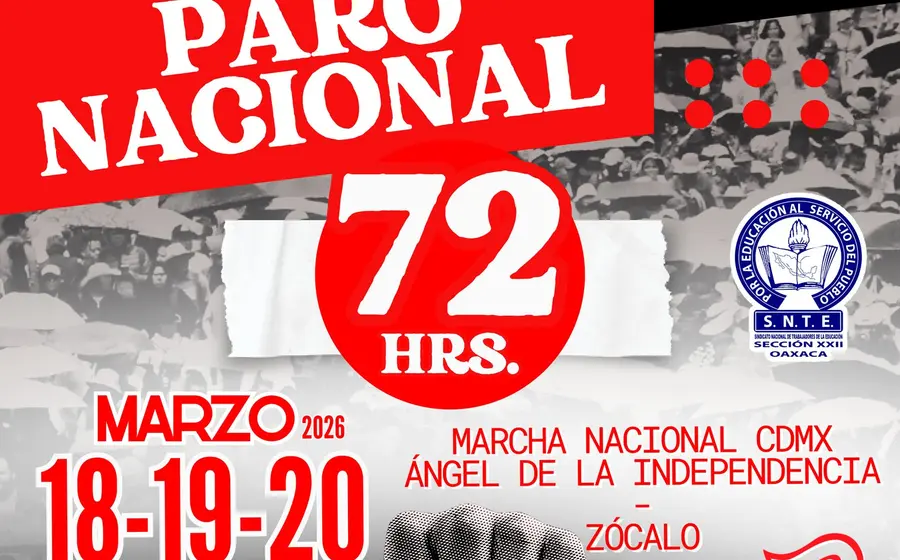 El 80% de la membresía se movilizará en Oaxaca.