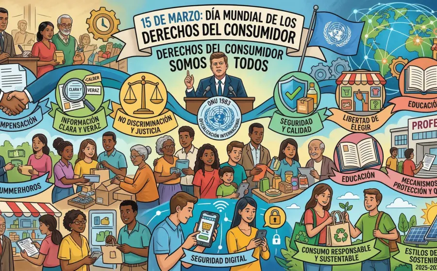 Del discurso de Kennedy al consumo responsable: así nació el Día del Consumidor. 