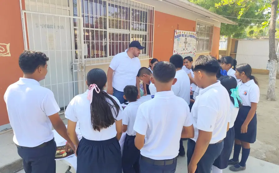 Los estudiantes participaron en dinámicas de reflexión y diálogo.