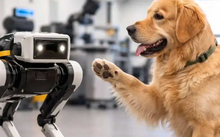 Los robots imitan la manera en que los perros leen gestos humanos.