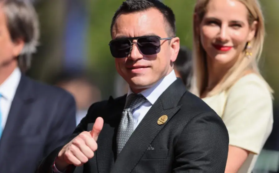 Daniel Noboa, presidente de Ecuador.
