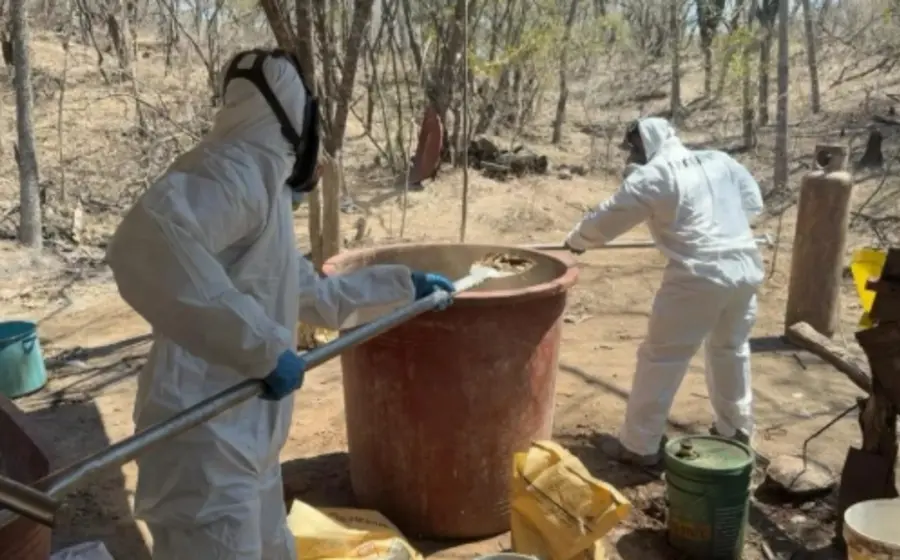 Fueron asegurados más de 600 kg de metanfetamina.