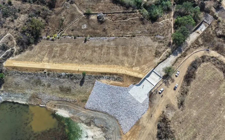 La Conagua entregó las obras de rehabilitación de la presa La Rosita.