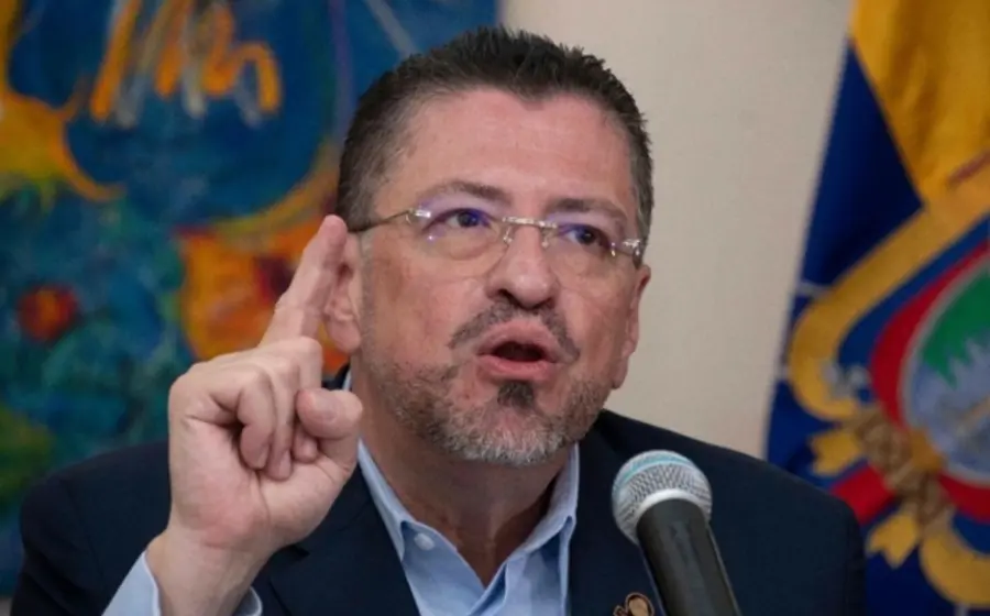Rodrigo Chaves, presidente de Costa Rica.