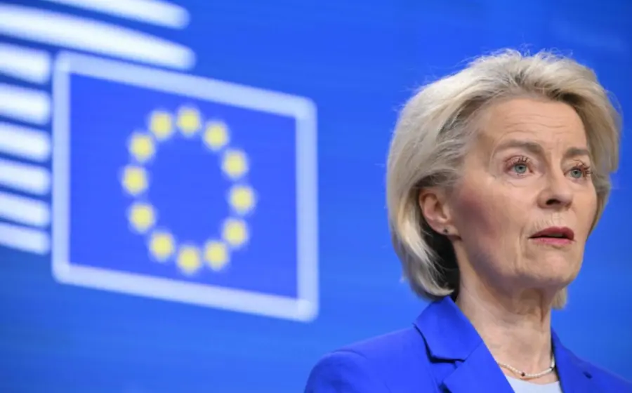 Ursula von der Leyen, presidenta de la Comisión Europea.