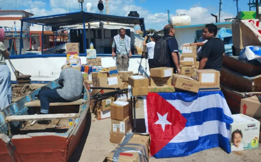El cargamento llegará a la isla en, aproximadamente, dos días.