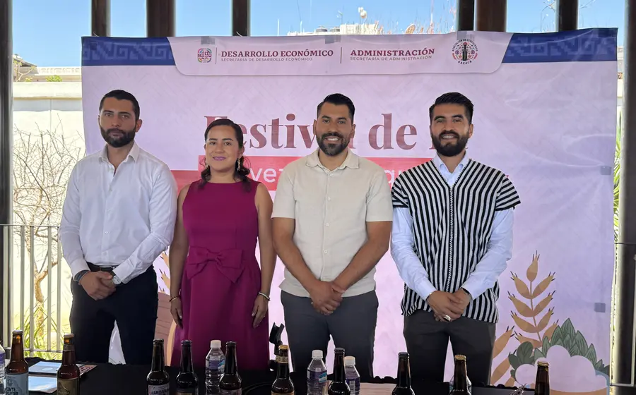 En rueda de prensa anunciaron el Festival de la Cerveza Oaxaqueña, del 27 al 29 de marzo, en el Centro Gastronómico de Oaxaca