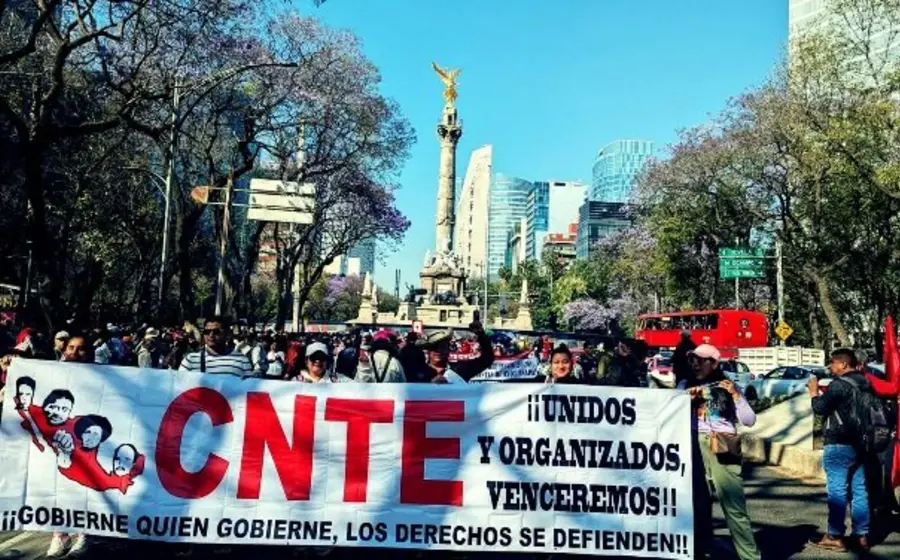 Protestan en la CDMX. 