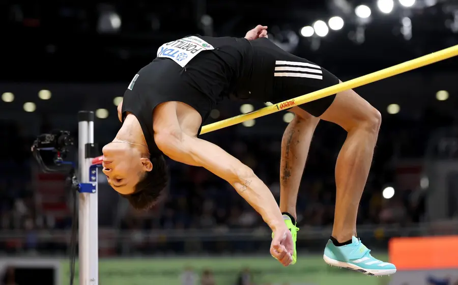 El mexicano Erick Portillo saltó 2.30m, la mejor marca.